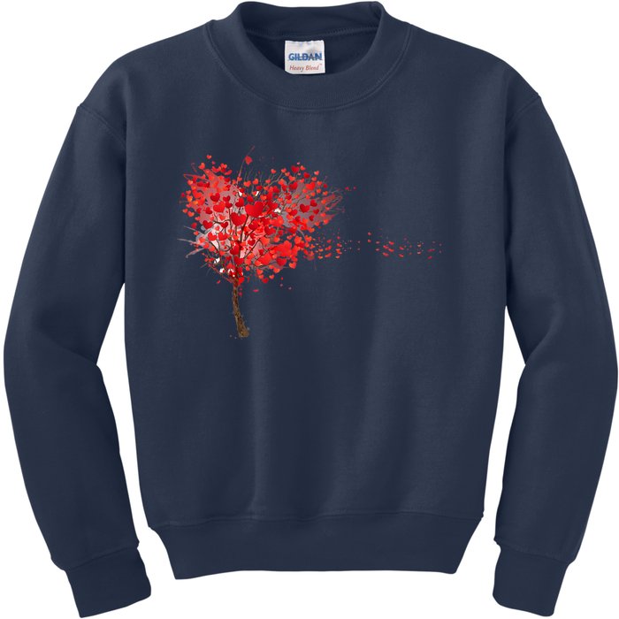 LOVE Tree For VALENTINES DAY Kids Sweatshirt