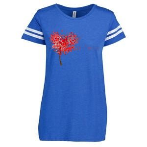 LOVE Tree For VALENTINES DAY Enza Ladies Jersey Football T-Shirt