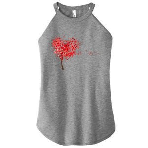 LOVE Tree For VALENTINES DAY Women's Perfect Tri Rocker Tank