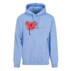 LOVE Tree For VALENTINES DAY Unisex Surf Hoodie