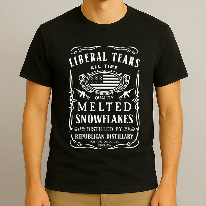 Liberal Tears Funny Republican Conservative 2a Trump T-Shirt