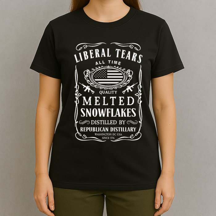 Liberal Tears Funny Republican Conservative 2a Trump T-Shirt