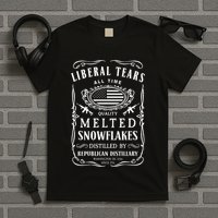 Liberal Tears Funny Republican Conservative 2a Trump T-Shirt