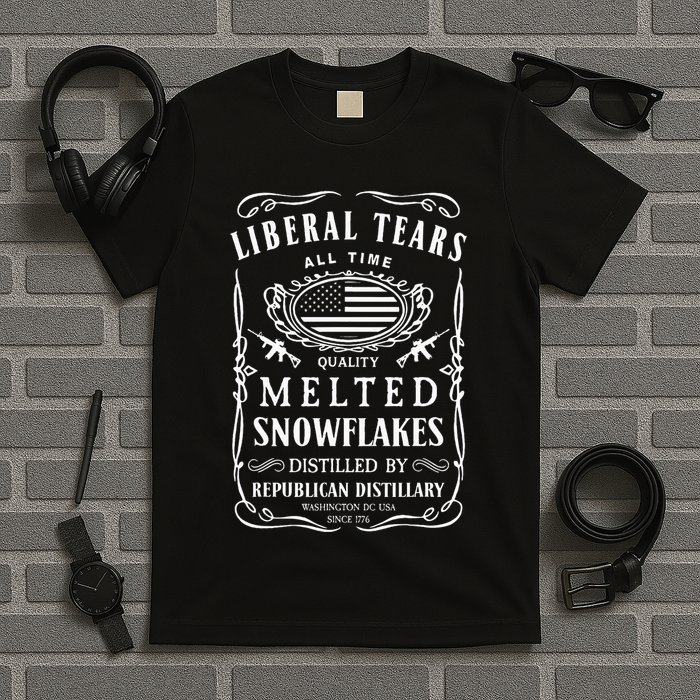 Liberal Tears Funny Republican Conservative 2a Trump T-Shirt