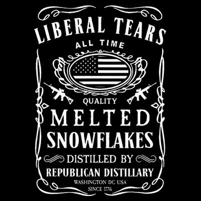 Liberal Tears Funny Republican Conservative 2a Trump T-Shirt