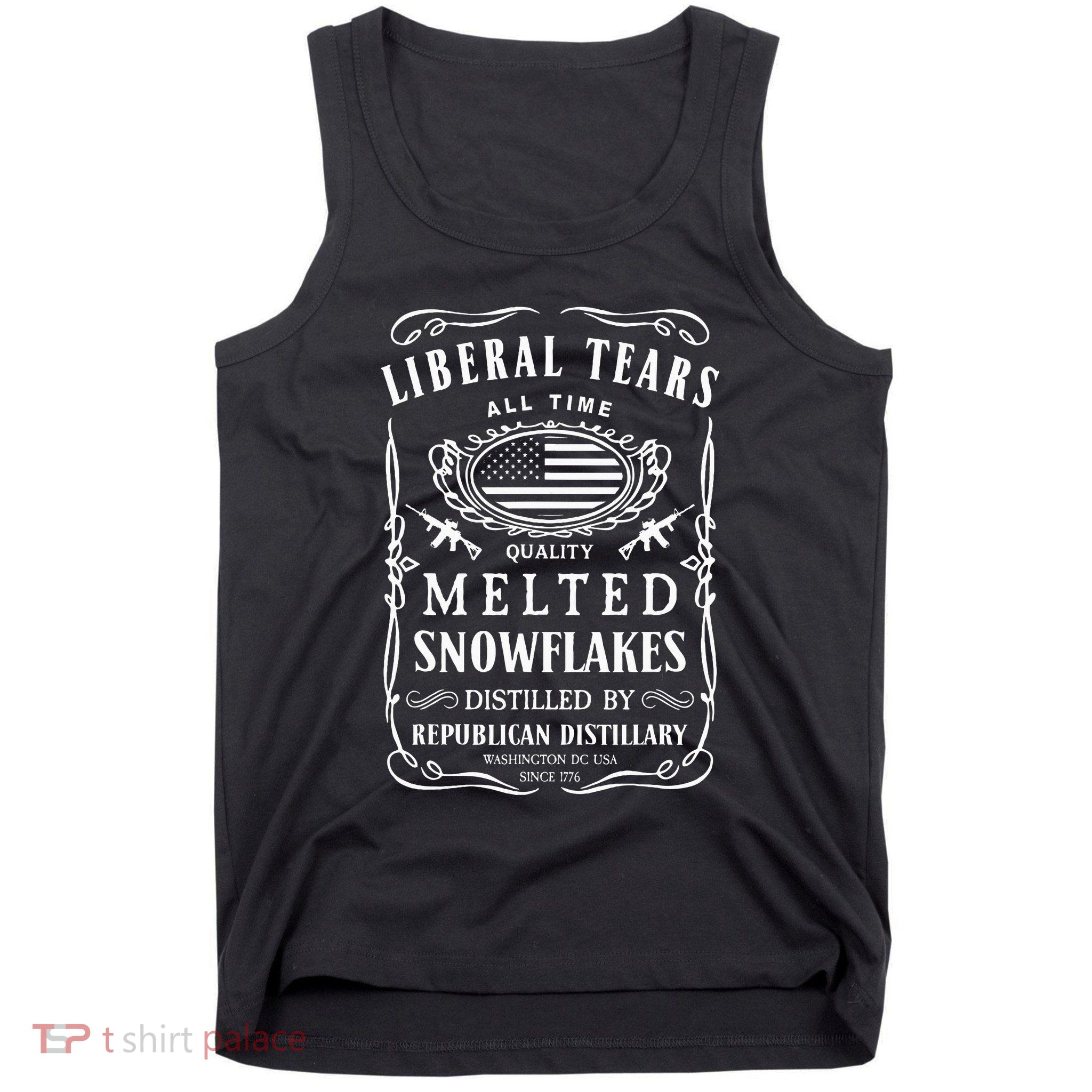 Liberal Tears Funny Republican Conservative 2a Trump Tank Top