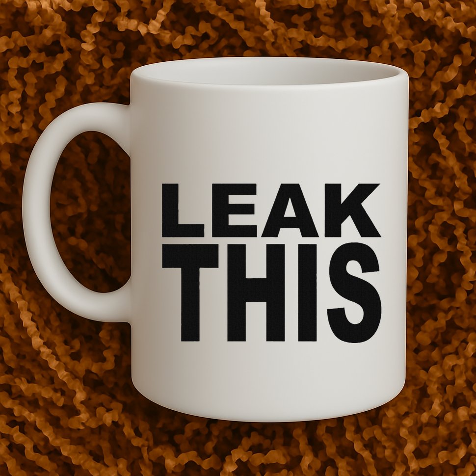 Leak This Funny Mug
