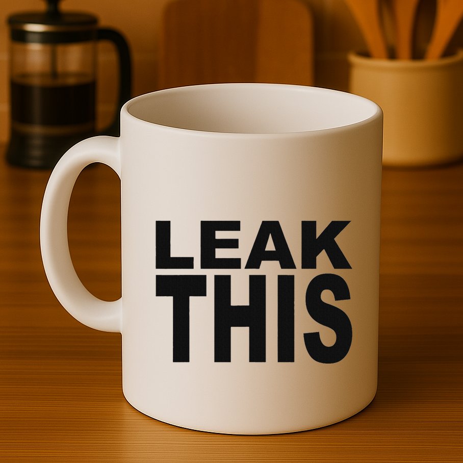 Leak This Funny Mug