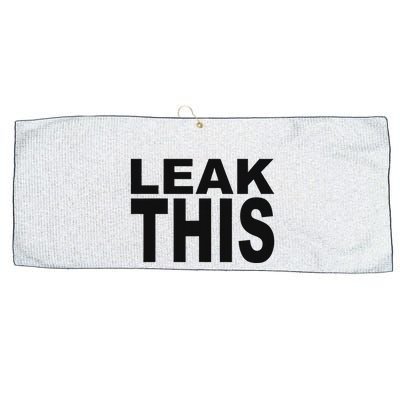Leak This Funny Large Microfiber Waffle Golf Towel