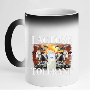 Lactose Tolerant Funny Trending 11oz Black Color Changing Mug