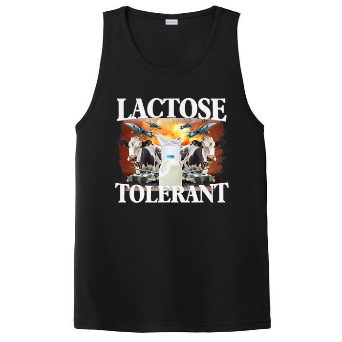 Lactose Tolerant Funny Trending PosiCharge Competitor Tank