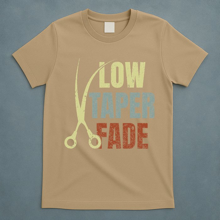 Low Taper Fade Meme Hair Scissors Vintage T-Shirt