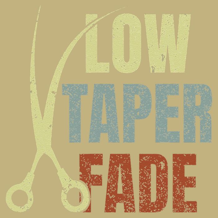 Low Taper Fade Meme Hair Scissors Vintage T-Shirt