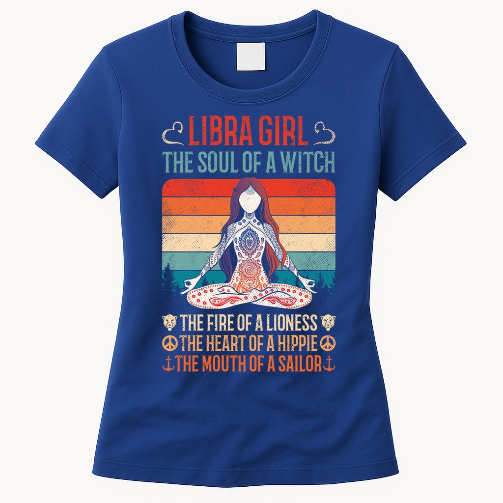 Libra Traits Facts Horoscope Zodiac Astrological Sign Meaningful Gift Womens T-Shirt