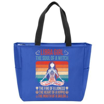 Libra Traits Facts Horoscope Zodiac Astrological Sign Meaningful Gift Zip Tote Bag