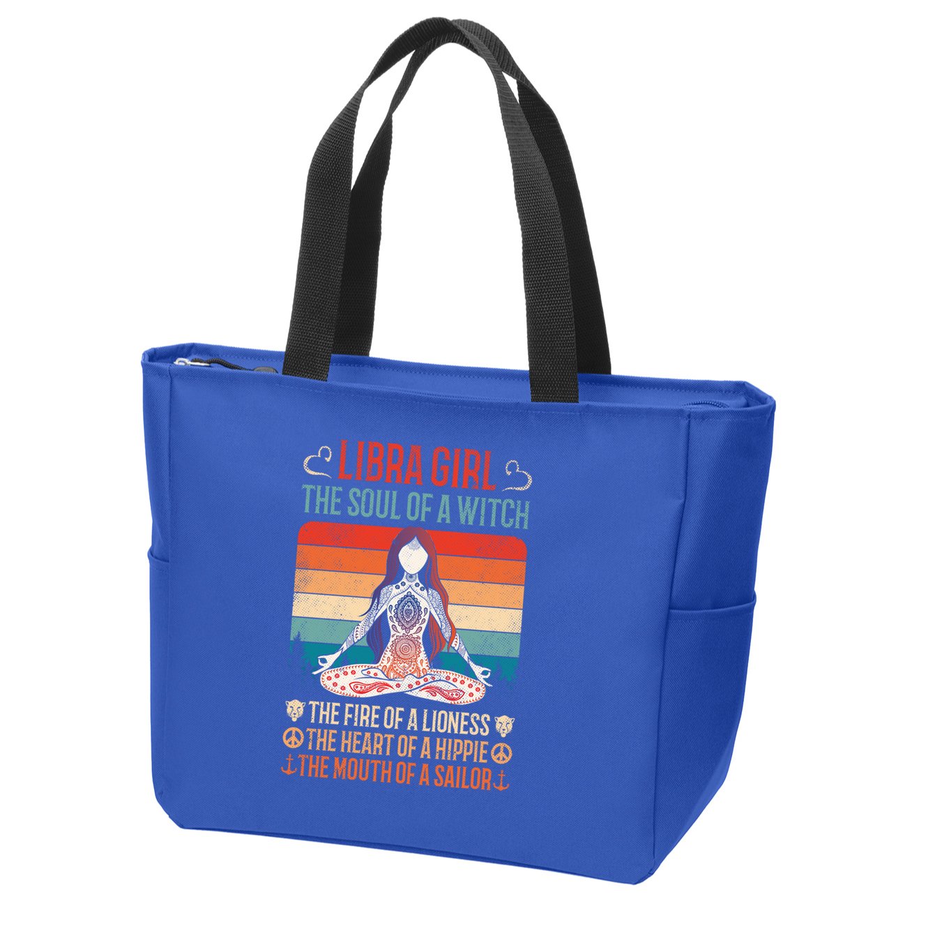 Libra Traits Facts Horoscope Zodiac Astrological Sign Meaningful Gift Zip Tote Bag