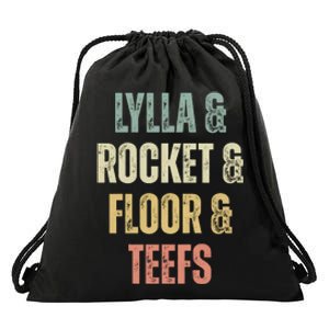 Lylla & Teefs Floor Rocket Drawstring Bag