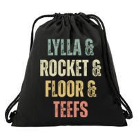 Lylla & Teefs Floor Rocket Drawstring Bag