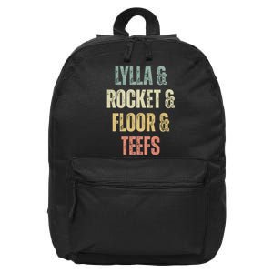 Lylla & Teefs Floor Rocket 16 in Basic Backpack