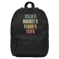 Lylla & Teefs Floor Rocket 16 in Basic Backpack