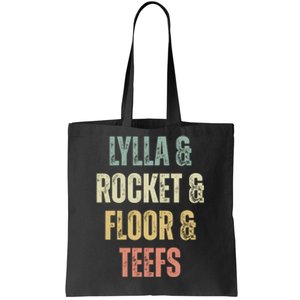 Lylla & Teefs Floor Rocket Tote Bag