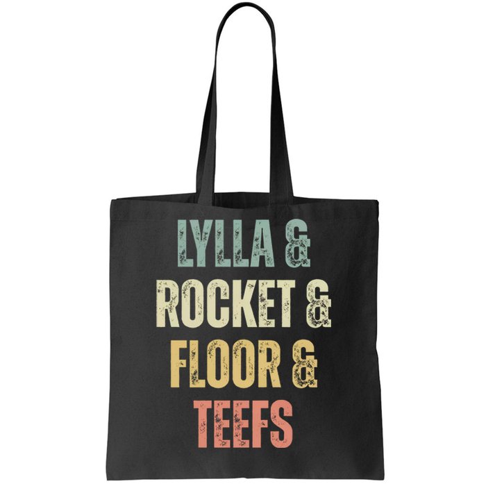 Lylla & Teefs Floor Rocket Tote Bag