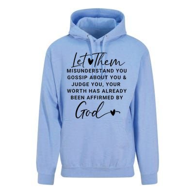 Let Them For Women Christian Unisex Surf Hoodie