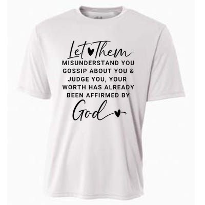 Let Them For Women Christian Cooling Performance Crew T-Shirt