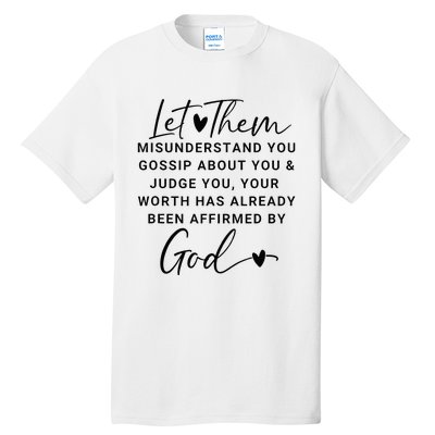 Let Them For Women Christian Tall T-Shirt