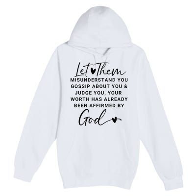 Let Them For Women Christian Premium Pullover Hoodie