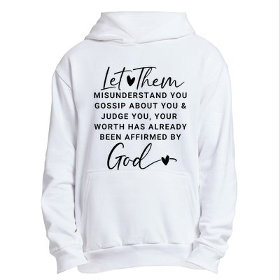 Let Them For Women Christian Urban Pullover Hoodie