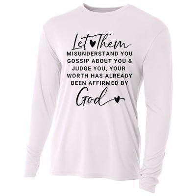 Let Them For Women Christian Cooling Performance Long Sleeve Crew