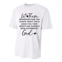 Let Them For Women Christian Performance Sprint T-Shirt