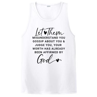 Let Them For Women Christian PosiCharge Competitor Tank