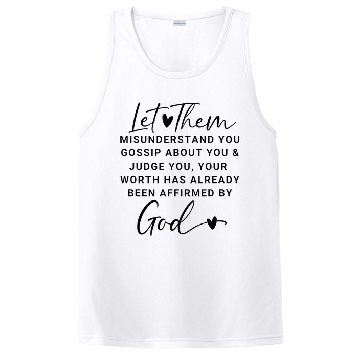 Let Them For Women Christian PosiCharge Competitor Tank