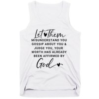 Let Them For Women Christian Tank Top