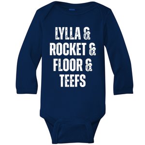 Lylla & Teefs Floor Rocket Baby Long Sleeve Bodysuit