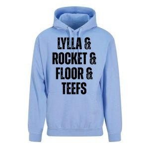 Lylla & Teefs Floor Rocket Unisex Surf Hoodie