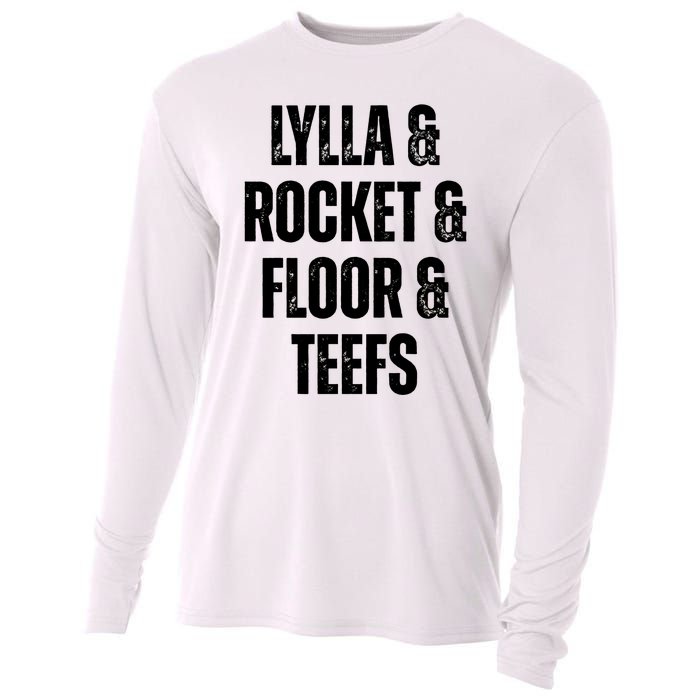 Lylla & Teefs Floor Rocket Cooling Performance Long Sleeve Crew