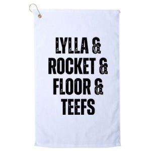 Lylla & Teefs Floor Rocket Platinum Collection Golf Towel