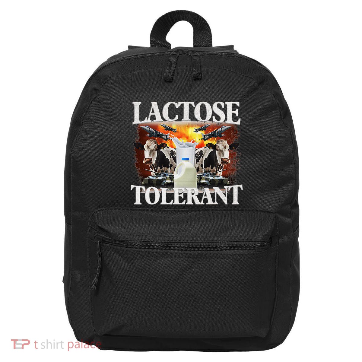 Lactose Tolerant Funny Trending Meme 16 in Basic Backpack