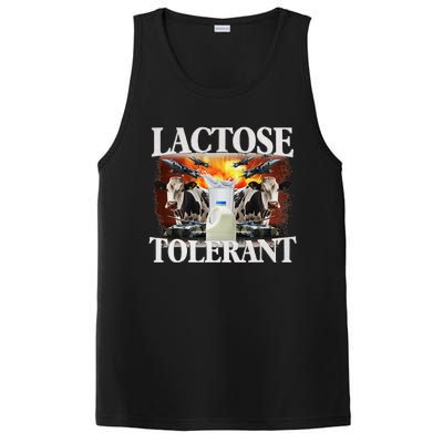 Lactose Tolerant Funny Trending Meme PosiCharge Competitor Tank