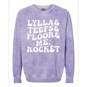 Lylla Teefs Floor and Me Rocket Colorblast Crewneck Sweatshirt