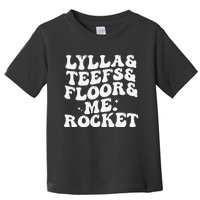 Lylla Teefs Floor and Me Rocket Toddler T-Shirt