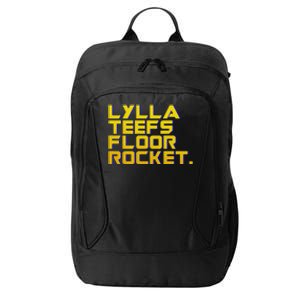 Lylla Teefs Floor & Rocket. Vol 3 Retro Galaxy Style City Backpack