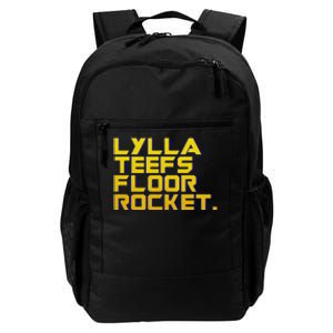 Lylla Teefs Floor & Rocket. Vol 3 Retro Galaxy Style Daily Commute Backpack