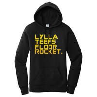 Lylla Teefs Floor & Rocket. Vol 3 Retro Galaxy Style Women's Pullover Hoodie