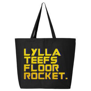 Lylla Teefs Floor & Rocket. Vol 3 Retro Galaxy Style 25L Jumbo Tote