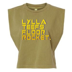 Lylla Teefs Floor & Rocket. Vol 3 Retro Galaxy Style Garment-Dyed Women's Muscle Tee