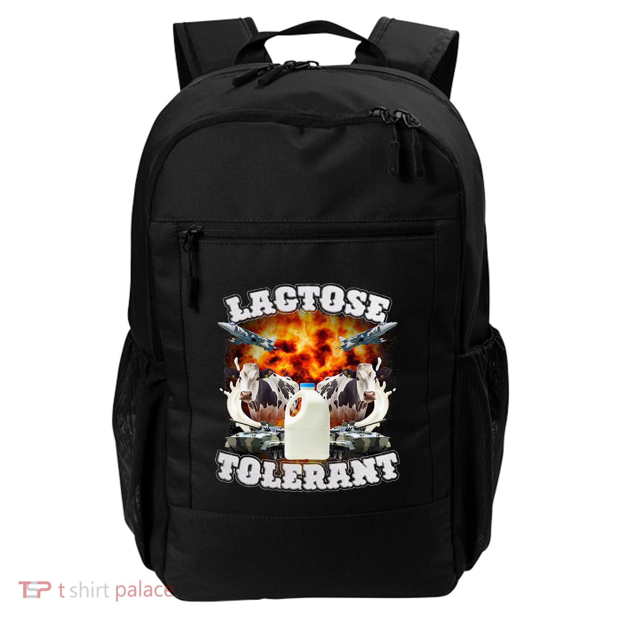 Lactose Tolerant Funny Trending Daily Commute Backpack
